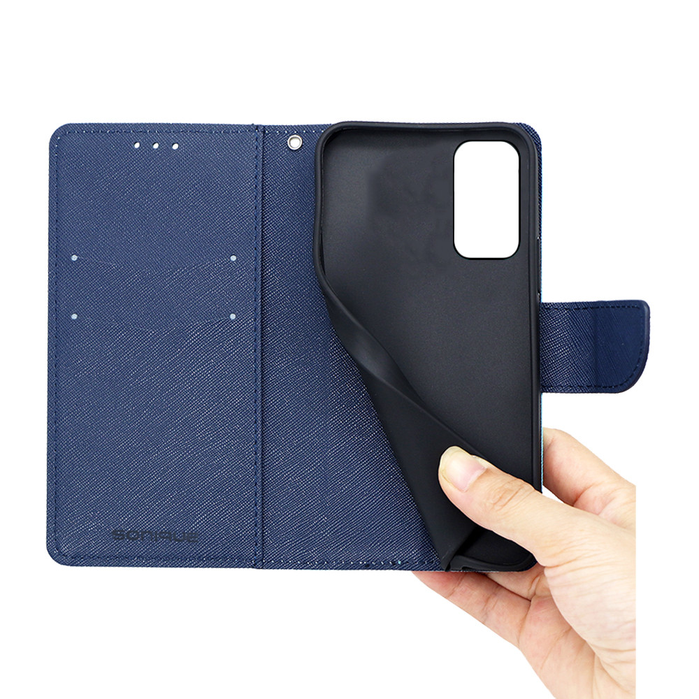 Θήκη Βιβλίο Sonique Trend Book Samsung - Sonique - Σιέλ / Σκούρο Μπλε - Galaxy M23 5G