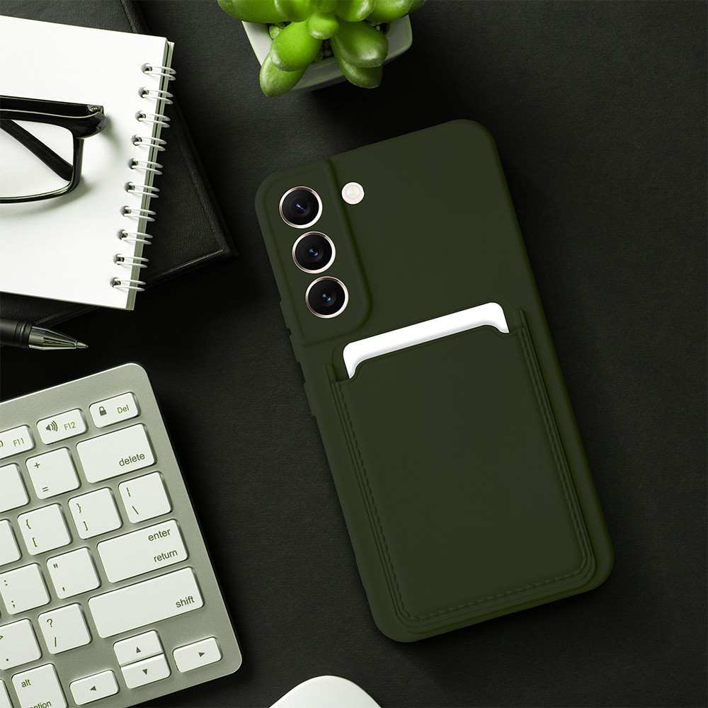 Θήκη Σιλικόνης Sonique Card Case Samsung - Sonique - Πράσινο Σκούρο - Galaxy A34 5G