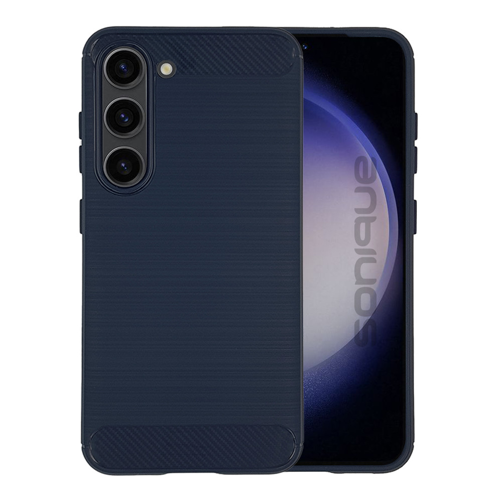 Θήκη Σιλικόνης Sonique Carbon Brushed Samsung - Sonique - Μπλέ - Galaxy S23