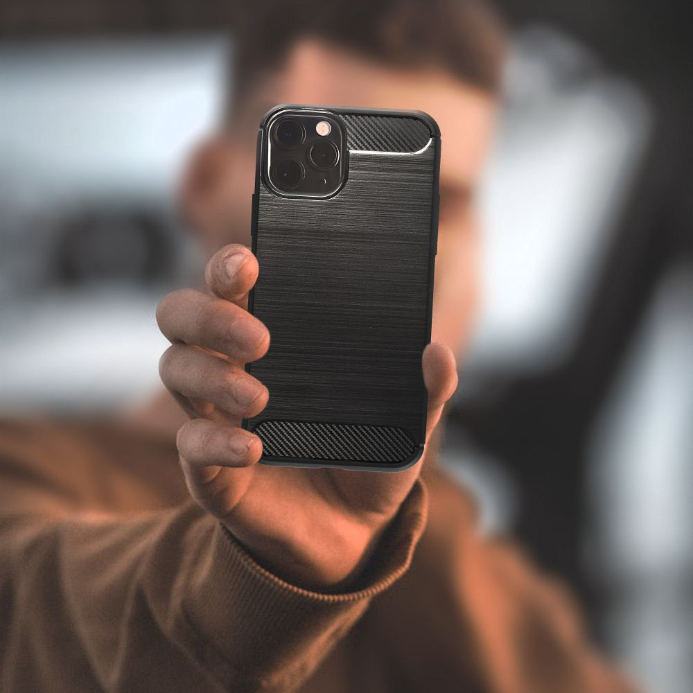 Θήκη Σιλικόνης Sonique Carbon Brushed Huawei - Sonique - Μαύρο - P20 lite