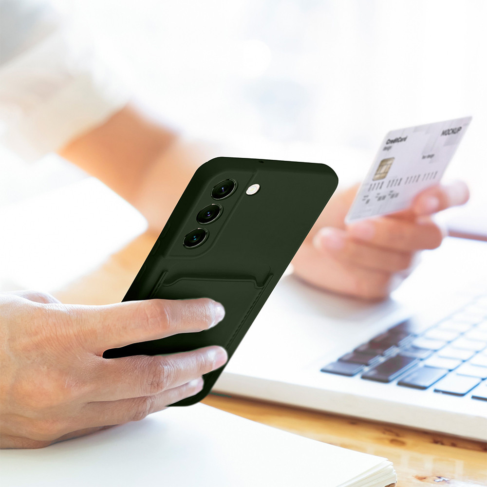Θήκη Σιλικόνης Sonique Card Case Xiaomi - Sonique - Πράσινο Σκούρο - Redmi Note 12 4G