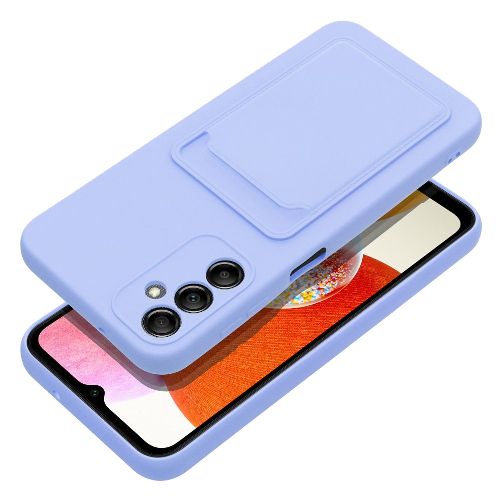 Θήκη Σιλικόνης Sonique Card Case Samsung - Sonique - Λιλά - Galaxy A14 4G, Galaxy A14 5G 