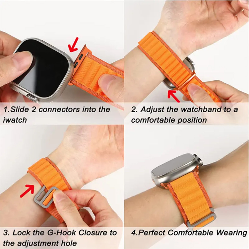 Λουράκι Σιλικόνης Alpine Loop Band Sonique για Apple Watch (38/40/41MM) Μπεζ - Sonique - Μπεζ - Λουράκια