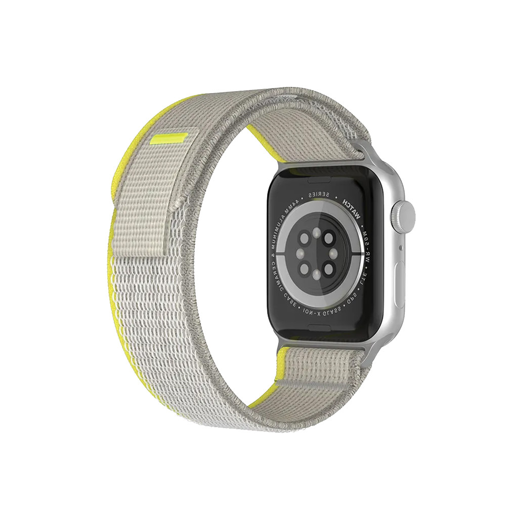 Λουράκι Σιλικόνης Nylon Loop Band Sonique για Apple Watch (42/44/45/49MM) Μπεζ - Sonique - Μπεζ - Λουράκια