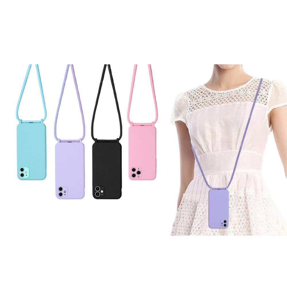 Θήκη Σιλικόνης με Κορδόνι CarryHang Xiaomi - My Colors - Πράσινο Σκούρο - Redmi Note 12 4G 