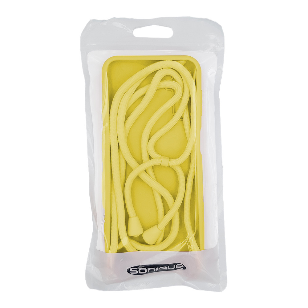 Θήκη Σιλικόνης με Κορδόνι CarryHang Xiaomi - My Colors - Κίτρινο - Poco X5 Pro 5G, Redmi Note 12 Pro 5G