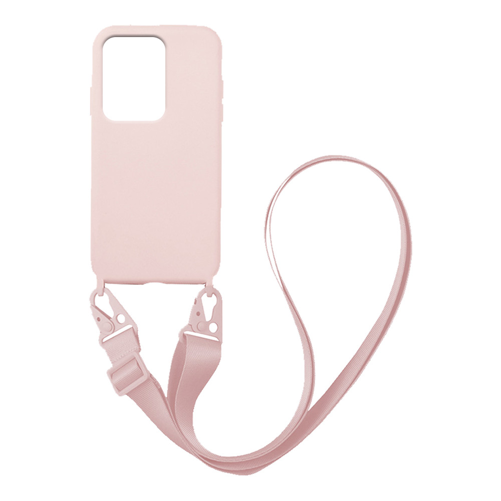 Θήκη CarryHang Liquid Silicone Strap Xiaomi - My Colors - Ροζ - Poco X5 Pro 5G, Redmi Note 12 Pro 5G 