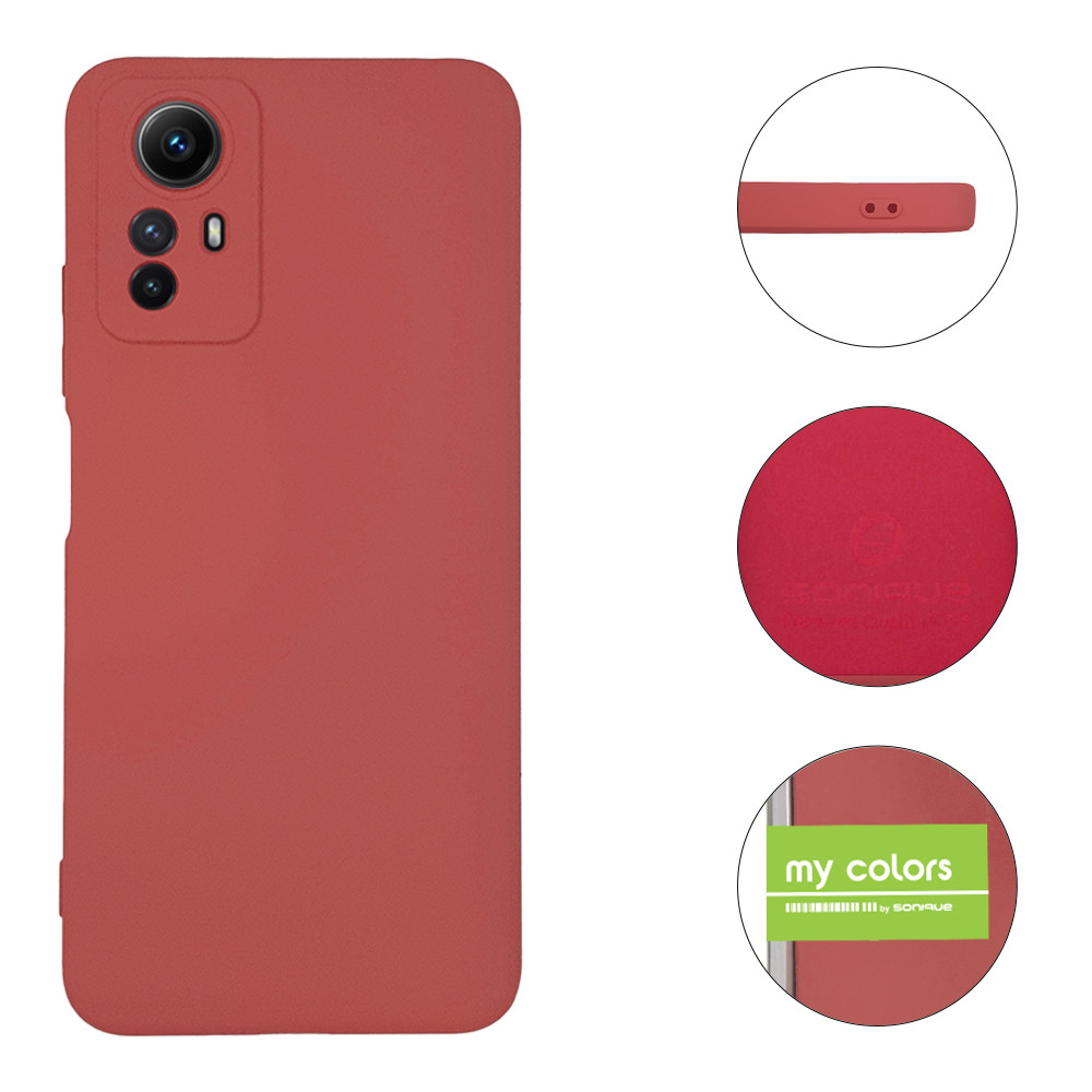 Θήκη Σιλικόνης My Colors Xiaomi Redmi Note 12s Μπορντό Ανοιχτό - Sonique - Μπορντό Ανοιχτό - Redmi Note 12s
