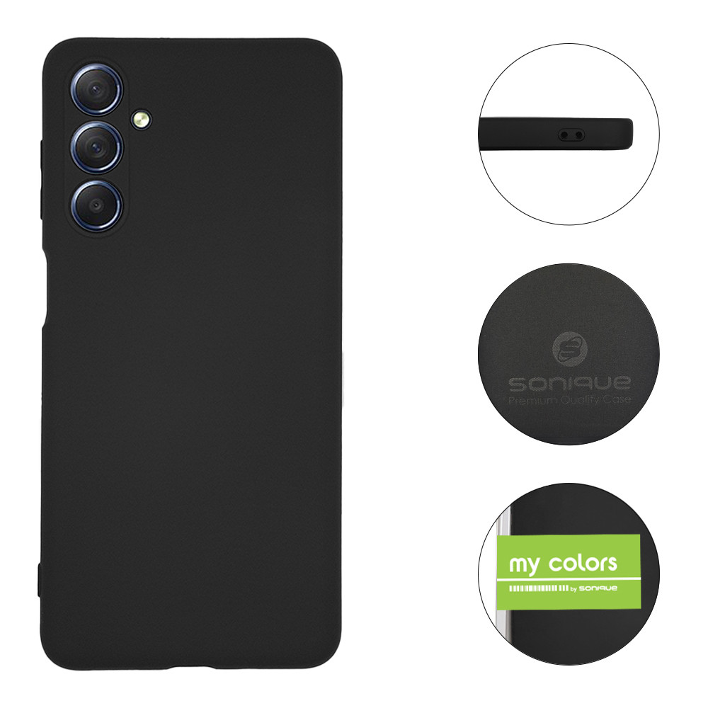 Θήκη Σιλικόνης My Colors Samsung Galaxy M54 5G Μαύρο - Sonique - Μαύρο - Galaxy M54 5G
