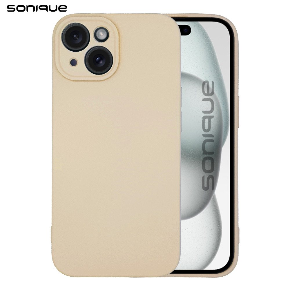 Θήκη Σιλικόνης My Colors Sonique Apple iPhone 15 Μπεζ