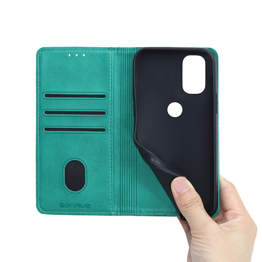 Θήκη Πορτοφόλι Vintage Magnet Wallet Sonique Motorola Moto G31 4G / Moto G41 4G Βεραμάν - Sonique - Βεραμάν - Moto G31 4G, Moto G41 4G