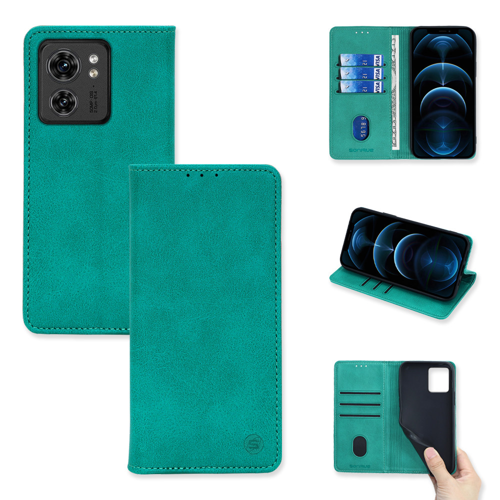Θήκη Πορτοφόλι Vintage Magnet Wallet Sonique Motorola Edge 40 5G Βεραμάν - Sonique - Βεραμάν - Edge 40 5G