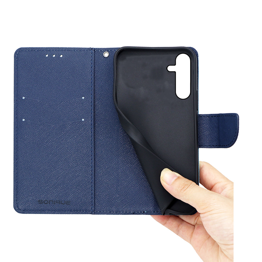 Θήκη Πορτοφόλι Sonique Trend Wallet Samsung Galaxy A25 5G Κόκκινο / Σκούρο Μπλε - Sonique - Κόκκινο / Σκούρο Μπλε - Galaxy A25 5G
