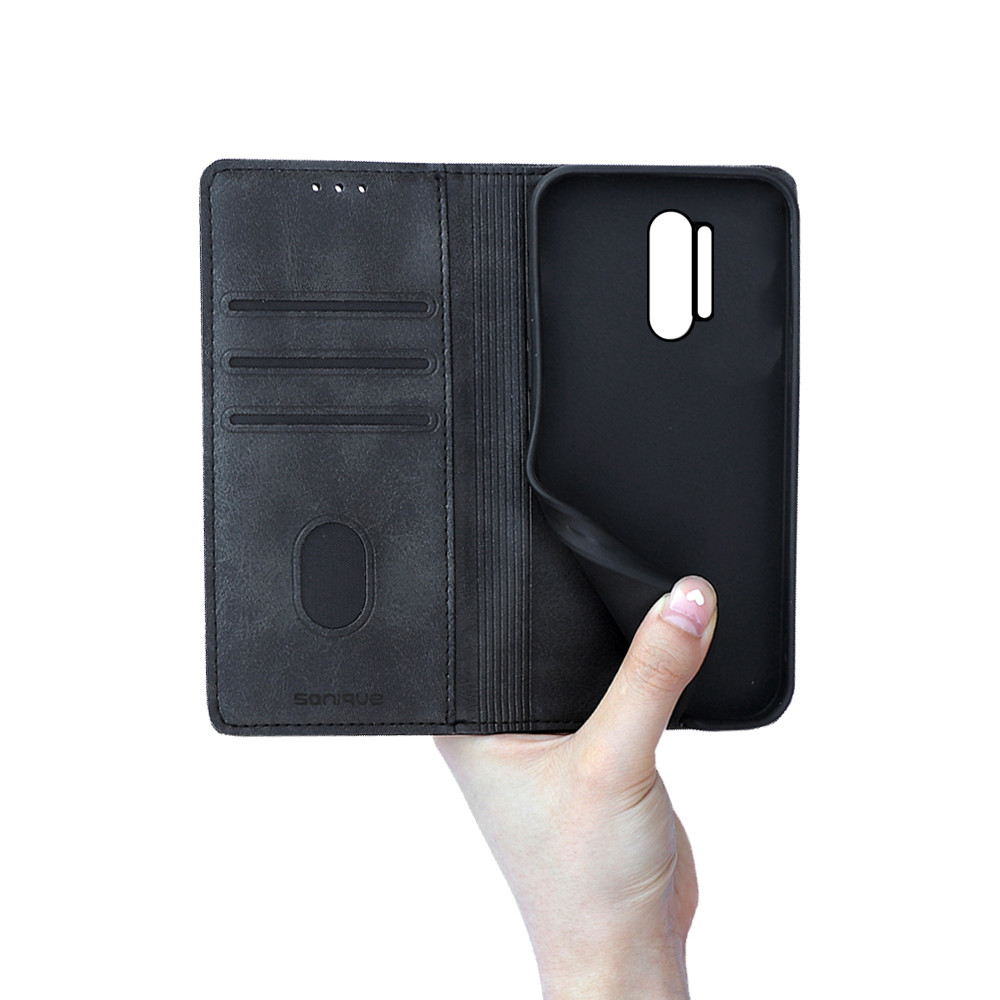 Θήκη Πορτοφόλι Vintage Magnet Wallet Sonique OnePlus 8 Pro Μαύρο - Sonique - Μαύρο - OnePlus 8 Pro