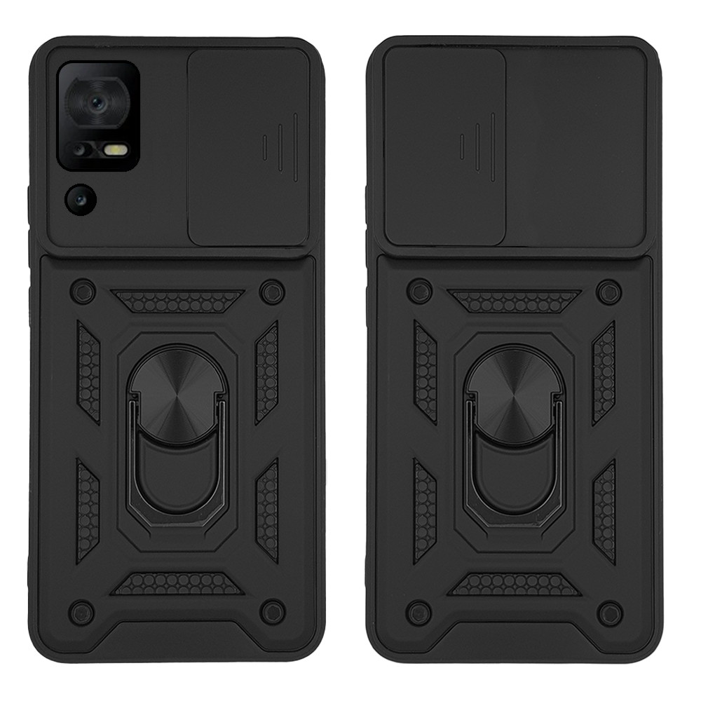 Θήκη Ring Armor CamPro Sonique TCL 40 SE Μαύρο - Sonique - Μαύρο - TCL 40 SE