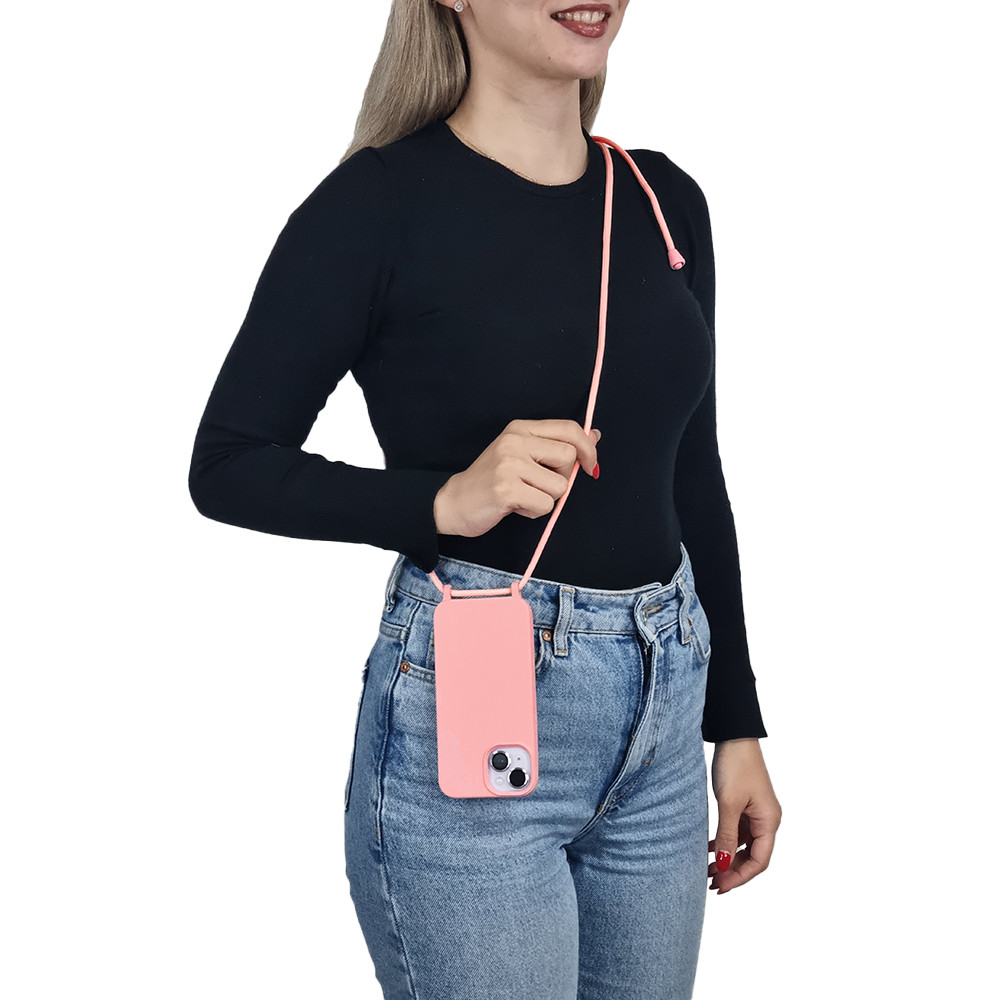Θήκη Σιλικόνης με Κορδόνι CarryHang Sonique Xiaomi Redmi Note 13 4G Πράσινο Σκούρο - Sonique - Πράσινο Σκούρο - Redmi Note 13 4G - Θήκες Πλάτης