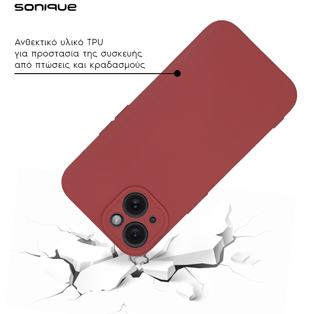 Θήκη Σιλικόνης My Colors Sonique Xiaomi Redmi 13C 4G / Poco C65 4G Μπορντό Ανοιχτό - Sonique - Μπορντό Ανοιχτό - Poco C65 4G, Redmi 13C 4G