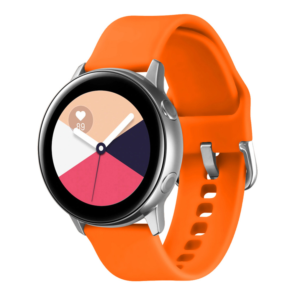 Λουράκι Σιλικόνης Universal Soft Band Sonique 20mm με Ασημί Κούμπωμα για Samsung, Huawei, Amazfit, Xiaomi, Honor Πορτοκαλί - Sonique - Πορτοκαλί - Λουράκια