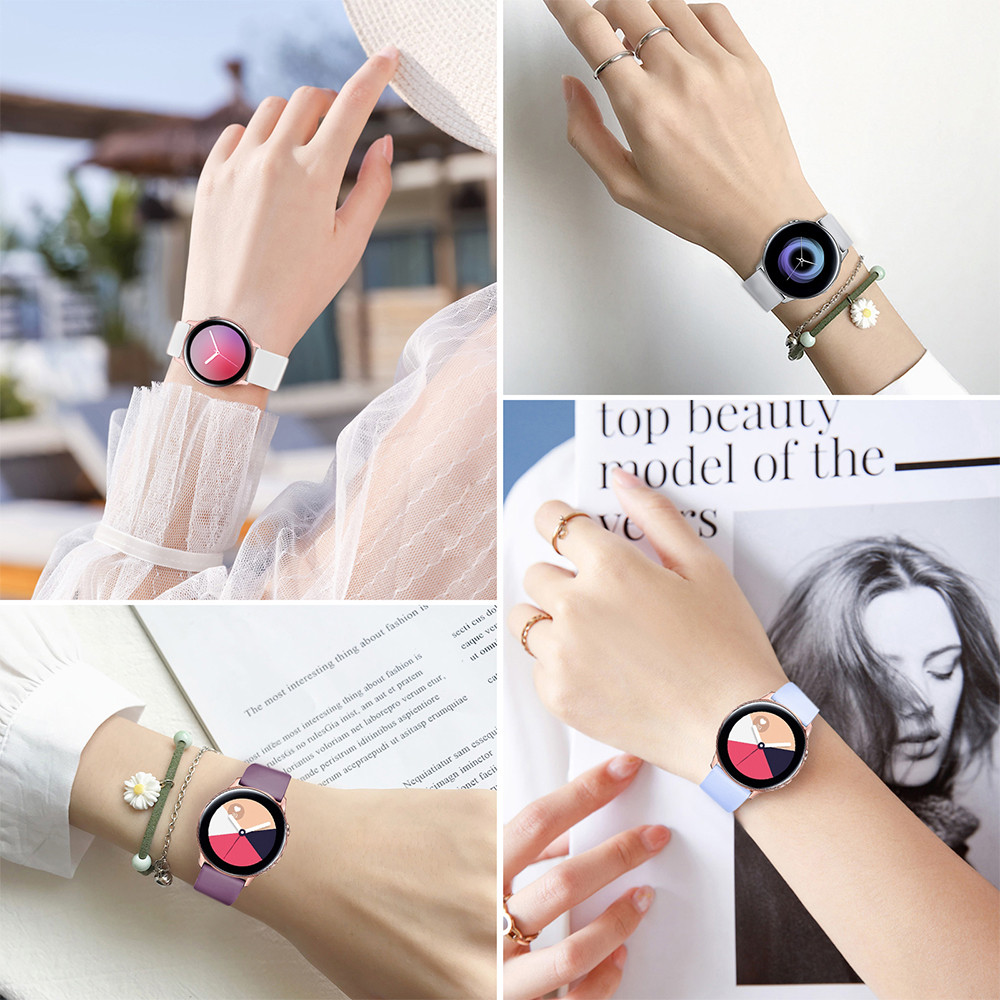 Λουράκι Σιλικόνης Universal Soft Band Sonique 22mm με Ασημί Κούμπωμα για Samsung, Huawei, Amazfit, Xiaomi, Honor Κίτρινο - Sonique - Κίτρινο - Λουράκια