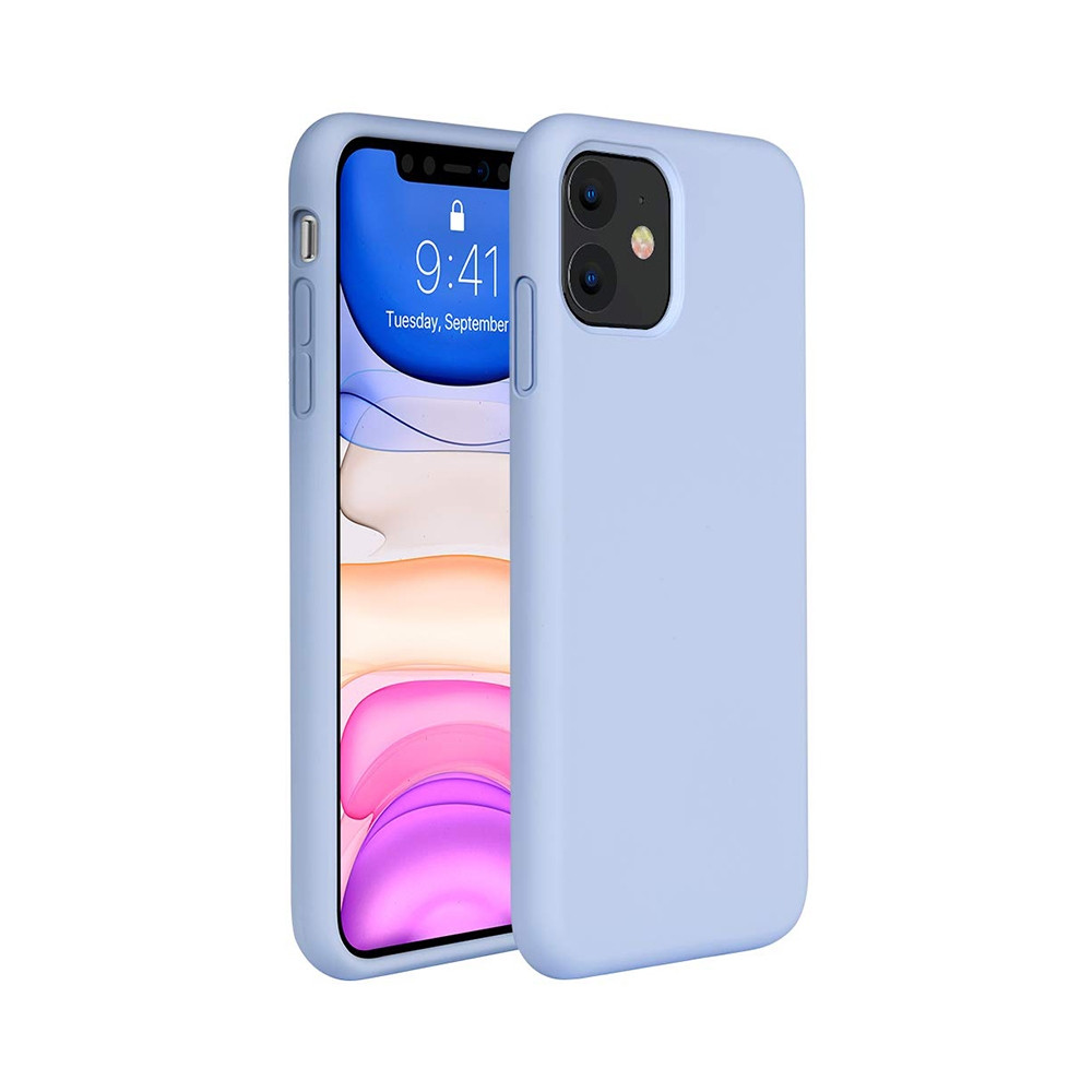 My Colors Original Silicone Case For iPhone 12 / 12 Pro Λιλά (200-108-669)