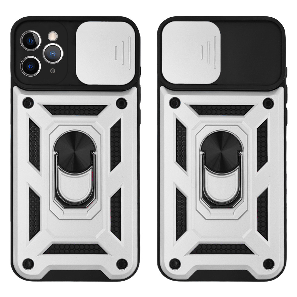 Θήκη Ring Armor CamPro Sonique για Apple iPhone 11 Pro Max Ασημί - Sonique - Ασημί - iPhone 11 Pro Max - Θήκες Πλάτης