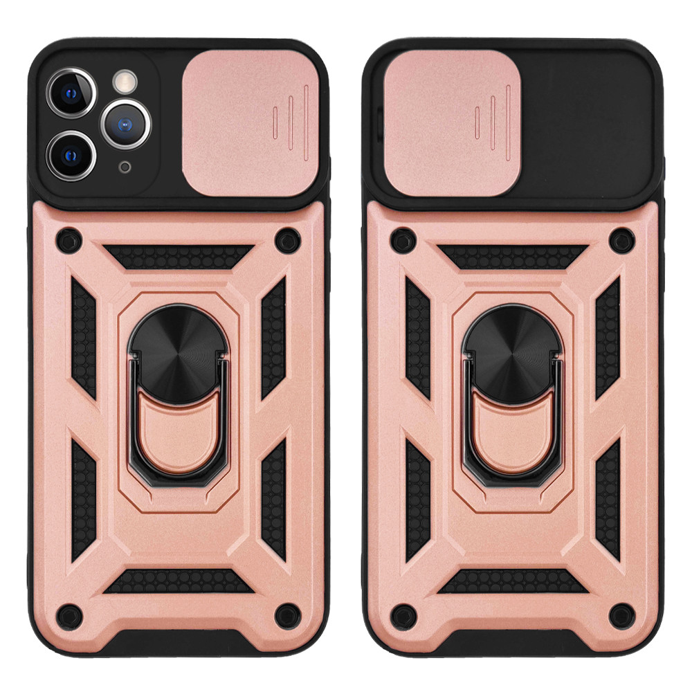 Θήκη Ring Armor CamPro Sonique για Apple iPhone 11 Pro Max Ροζ Χρυσό - Sonique - Ροζ Χρυσό - iPhone 11 Pro Max - Θήκες Πλάτης