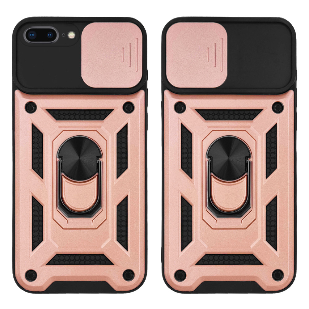 Θήκη Ring Armor CamPro Sonique για Apple iPhone 7 Plus / iPhone 8 Plus Ροζ Χρυσό - Sonique - Ροζ Χρυσό - iphone 7 Plus, iphone 8 Plus - Θήκες Πλάτης