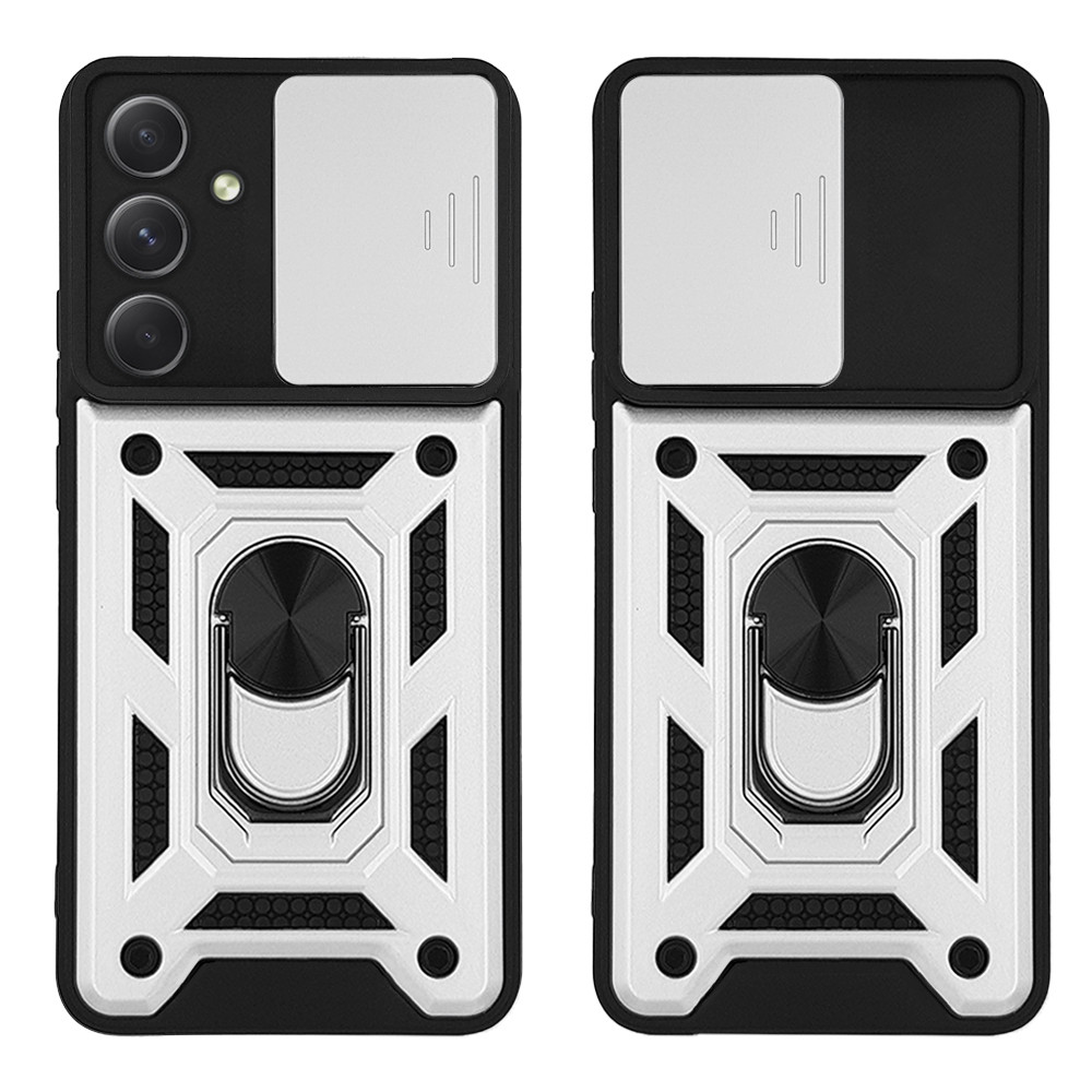 Θήκη Ring Armor CamPro Sonique για Samsung Galaxy A54 5G Ασημί - Sonique - Ασημί - Galaxy A54 5G - Θήκες Πλάτης