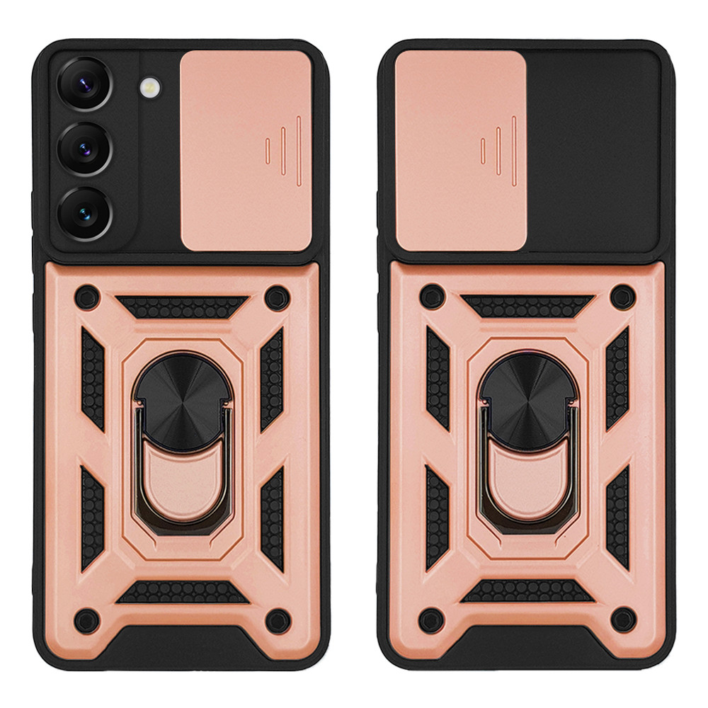 Θήκη Ring Armor CamPro Sonique για Samsung Galaxy S22 Plus Ροζ Χρυσό - Sonique - Ροζ Χρυσό - Galaxy S22 Plus - Θήκες Πλάτης