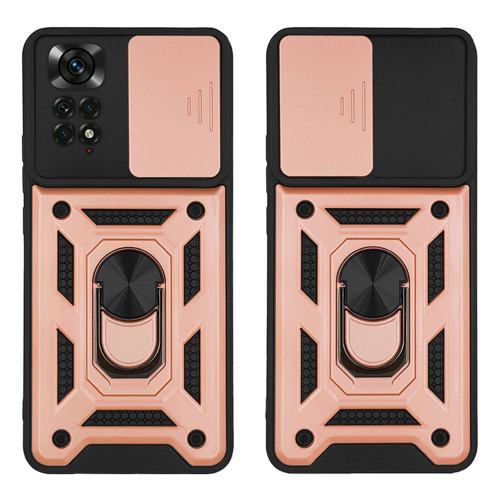 Θήκη Ring Armor CamPro Sonique για Xiaomi Redmi Note 11 4G / Redmi Note 11S Ροζ Χρυσό - Sonique - Ροζ Χρυσό - Redmi Note 11 4G, Redmi note 11S - Θήκες Πλάτης