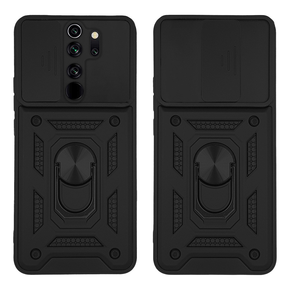 Θήκη Ring Armor CamPro Sonique για Xiaomi Redmi Note 8 Pro Μαύρο - Sonique - Μαύρο - Redmi Note 8 Pro - Θήκες Πλάτης