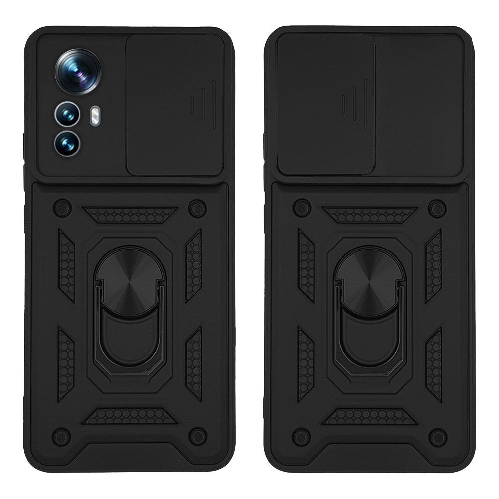Θήκη Ring Armor CamPro Sonique για Xiaomi Xiaomi 12 Pro 5G Μαύρο - Sonique - Μαύρο - Xiaomi 12 Pro 5G - Θήκες Πλάτης