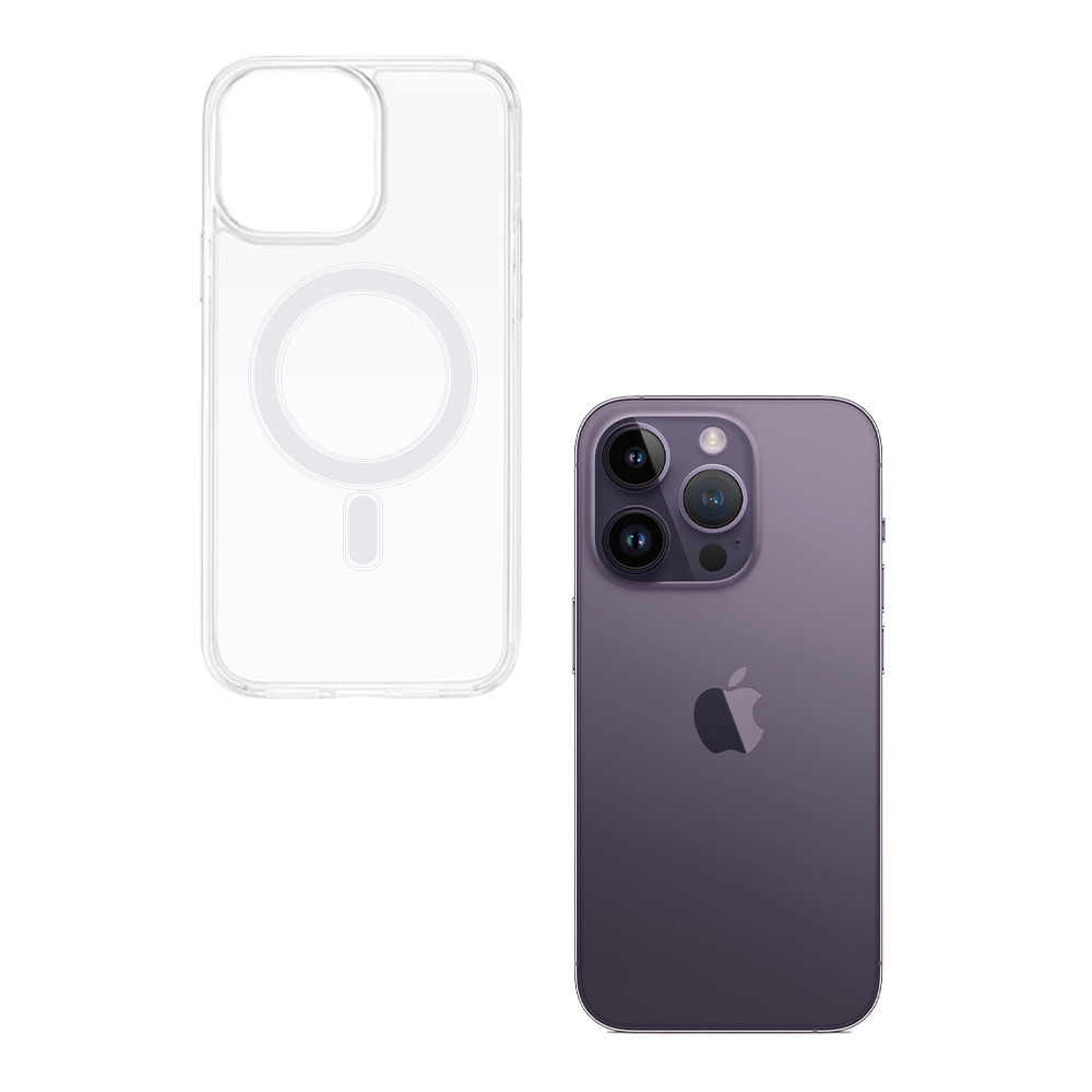 Θήκη Magnetic MagCase Sonique Apple iPhone 15 Pro Διάφανο - Sonique - Διάφανο - iPhone 15 Pro - Θήκες Πλάτης