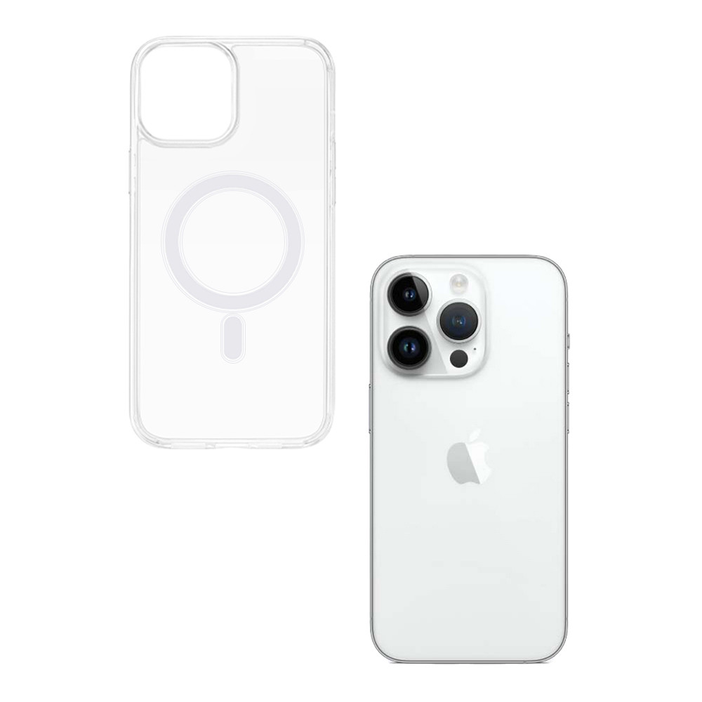 Θήκη Magnetic MagCase Sonique Apple iPhone 15 Pro Max Διάφανο - Sonique - Διάφανο - iPhone 15 Pro Max - Θήκες Πλάτης