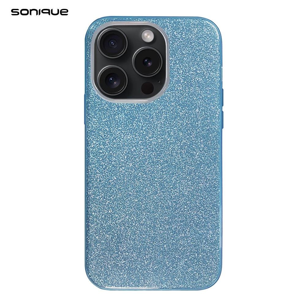 Θήκη Σιλικόνης Sonique Shiny Apple iPhone 15 Pro Γαλάζιο - Sonique - Γαλάζιο - iPhone 15 Pro - Θήκες Πλάτης