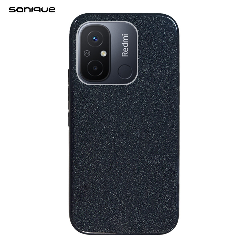 Θήκη Σιλικόνης Sonique Shiny Xiaomi Redmi 12C Μαύρο - Sonique - Μαύρο - Redmi 12C - Θήκες Πλάτης