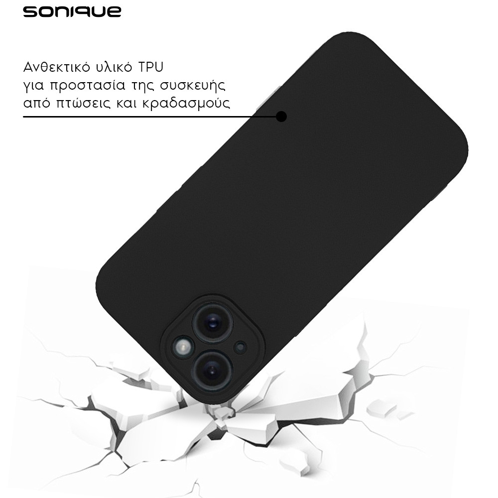 Θήκη Σιλικόνης My Colors Sonique Xiaomi Redmi Note 13 Pro 4G / Poco M6 Pro 4G Μαύρο - Sonique - Μαύρο - Poco M6 Pro 4G, Redmi Note 13 Pro 4G
