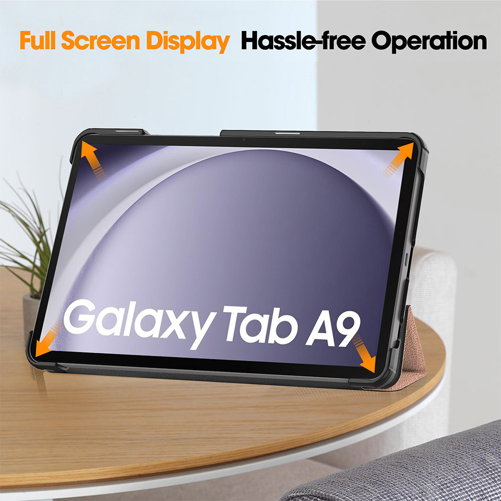 Θήκη Tablet Smartcase Slim Sonique για Samsung Galaxy Tab A9 8.7'' Ροζ Χρυσό 