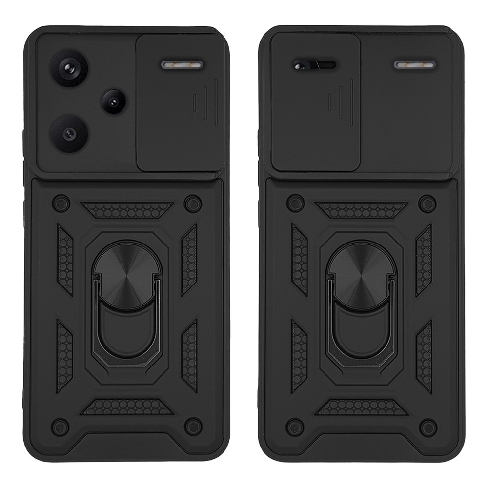 Θήκη Ring Armor CamPro Sonique για Xiaomi Redmi Note 13 Pro Plus 5G Μαύρο - Sonique - Μαύρο - Redmi Note 13 Pro Plus 5G - Θήκες Πλάτης