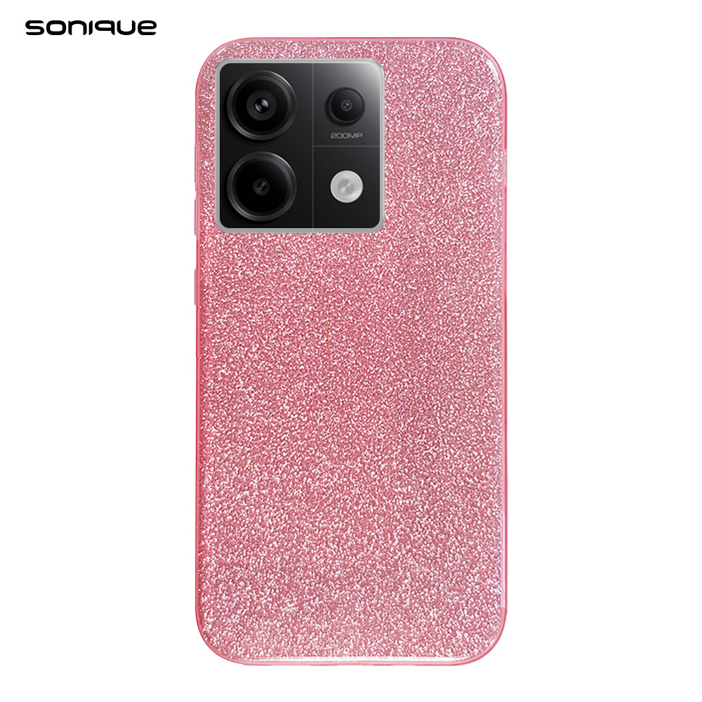 Θήκη Σιλικόνης Sonique Shiny Xiaomi Redmi Note 13 Pro 5G / Poco X6 5G Ροζ - Sonique - Ροζ - Poco X6 5G, Redmi Note 13 Pro 5G - Θήκες Πλάτης