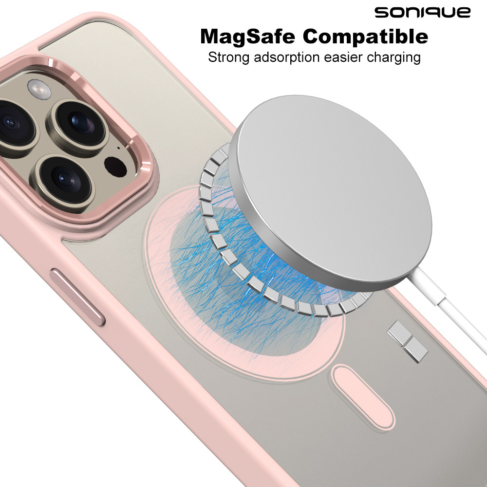 Θήκη Magnetic MagMetal Sonique Apple iPhone 11 Ροζ - Sonique - Ροζ - iPhone 11 - Θήκες Πλάτης