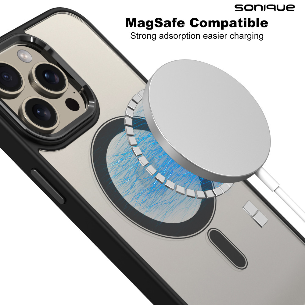 Θήκη Magnetic MagMetal Sonique Apple iPhone 12 / iPhone 12 Pro Μαύρο - Sonique - Μαύρο - iPhone 12, iPhone 12 Pro - Θήκες Πλάτης