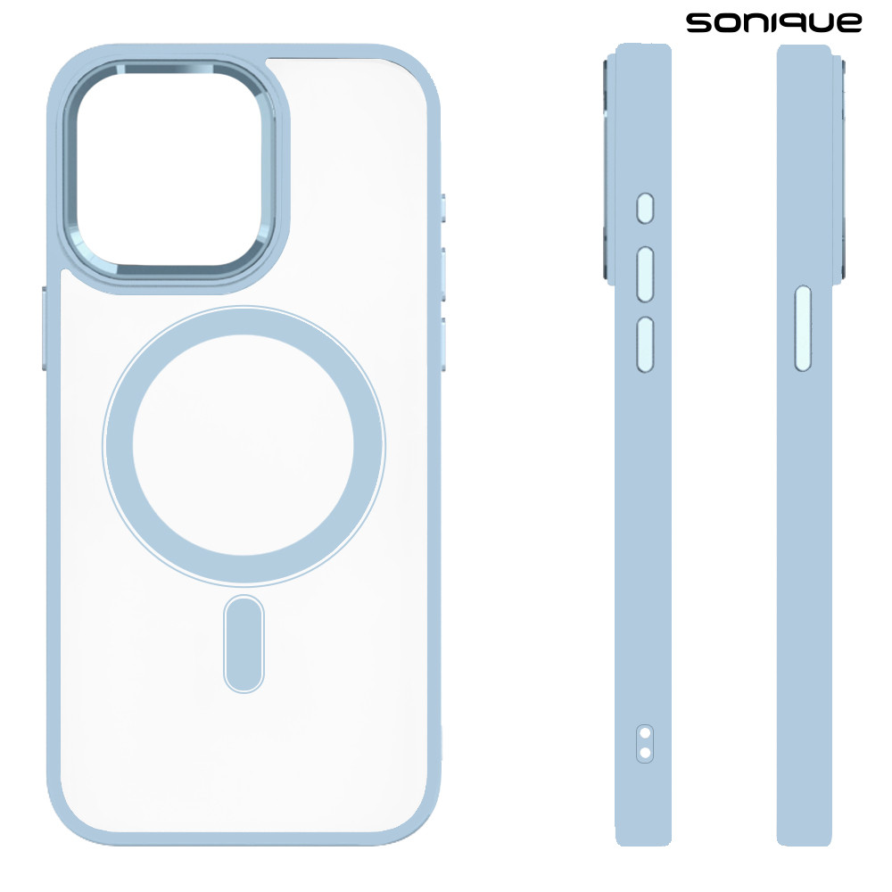 Θήκη Magnetic MagMetal Sonique Apple iPhone 13 Pro Max Γαλάζιο - Sonique - Γαλάζιο - iPhone 13 Pro Max - Θήκες Πλάτης