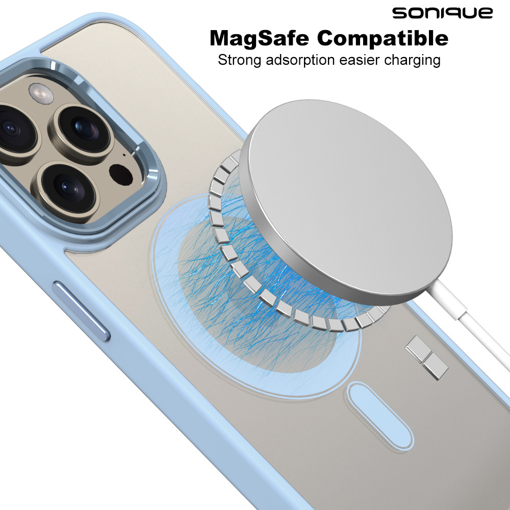 Θήκη Magnetic MagMetal Sonique Apple iPhone 14 Pro Max Γαλάζιο - Sonique - Γαλάζιο - iPhone 14 Pro Max - Θήκες Πλάτης