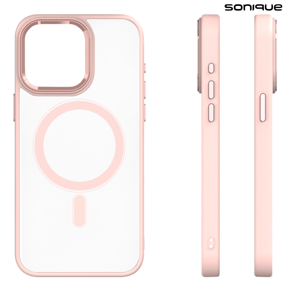 Θήκη Magnetic MagMetal Sonique Apple iPhone 14 Pro Max Ροζ - Sonique - Ροζ - iPhone 14 Pro Max - Θήκες Πλάτης