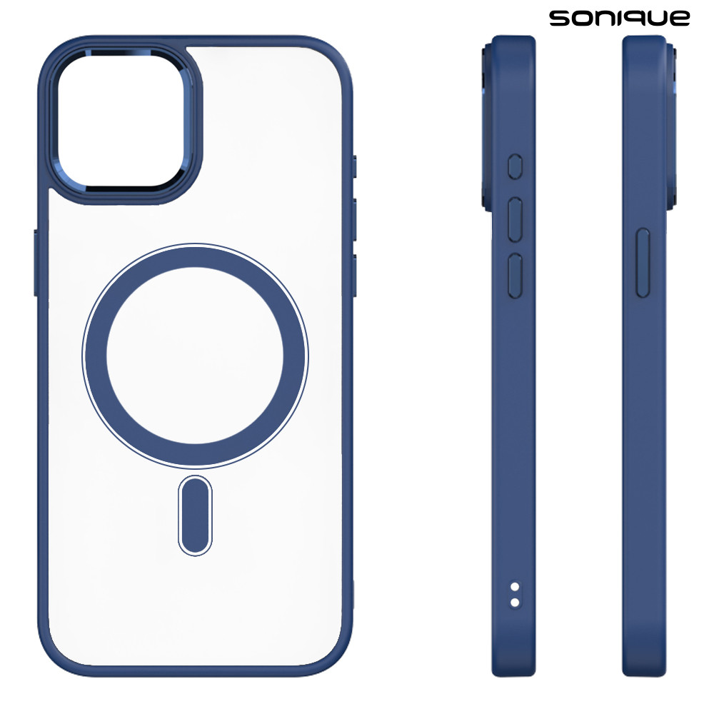 Θήκη Magnetic MagMetal Sonique Apple iPhone 15 Μπλέ - Sonique - Μπλέ - iPhone 15 - Θήκες Πλάτης
