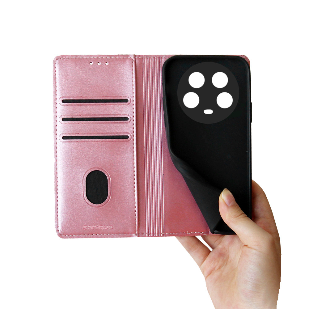 Θήκη Πορτοφόλι Vintage Magnet Wallet Sonique Xiaomi Xiaomi 14 Ultra Ροζ Χρυσό - Sonique - Ροζ Χρυσό - Xiaomi 14 Ultra - Θήκη Πορτοφόλι