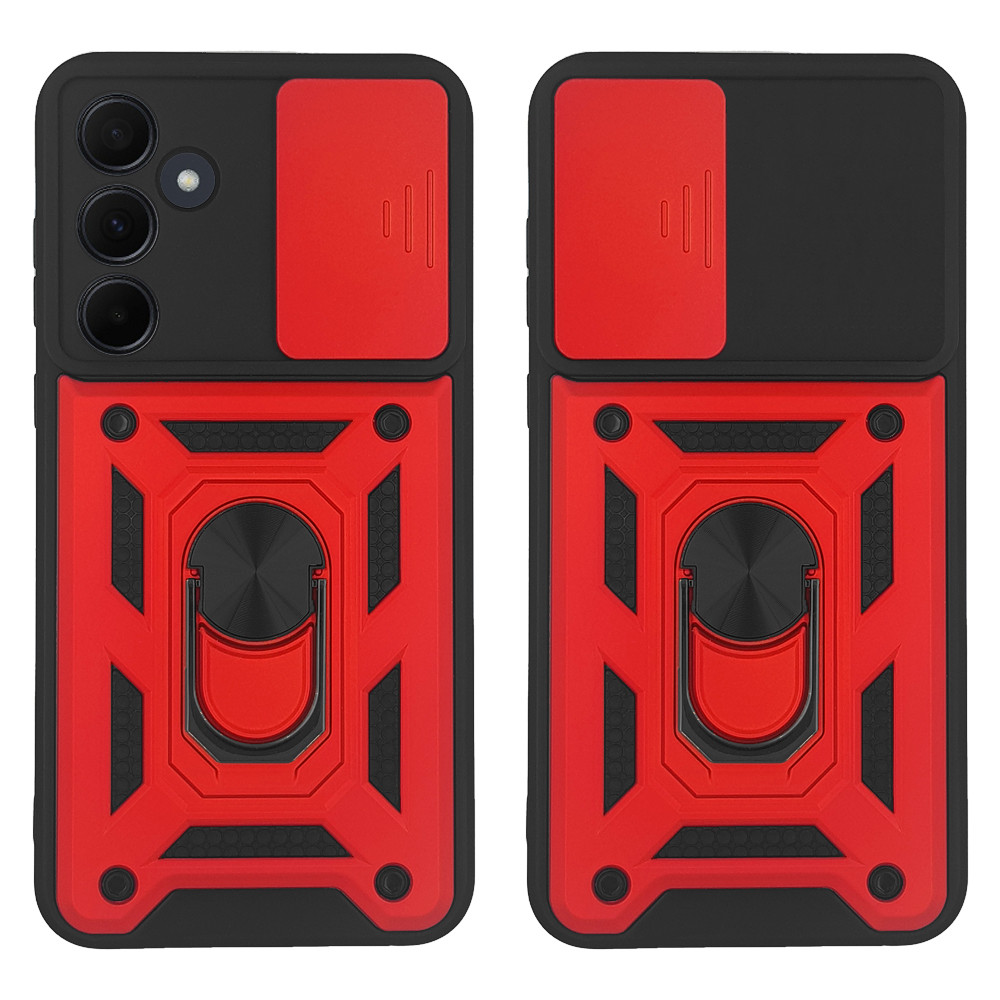 Θήκη Ring Armor CamPro Sonique για Samsung Galaxy A35 5G Κόκκινο