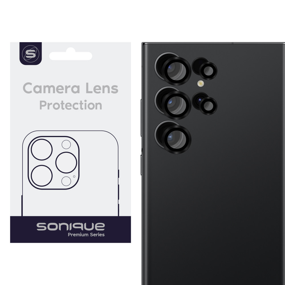 Camera Protection Sonique Lens Pro Samsung Galaxy S23 Ultra Black