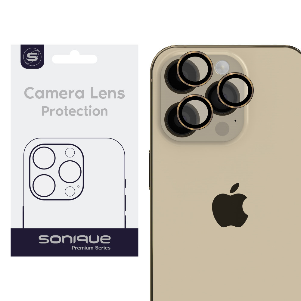 Camera Protection Sonique Lens Pro Apple iPhone 14 Pro / iPhone 14 Pro Max Gold